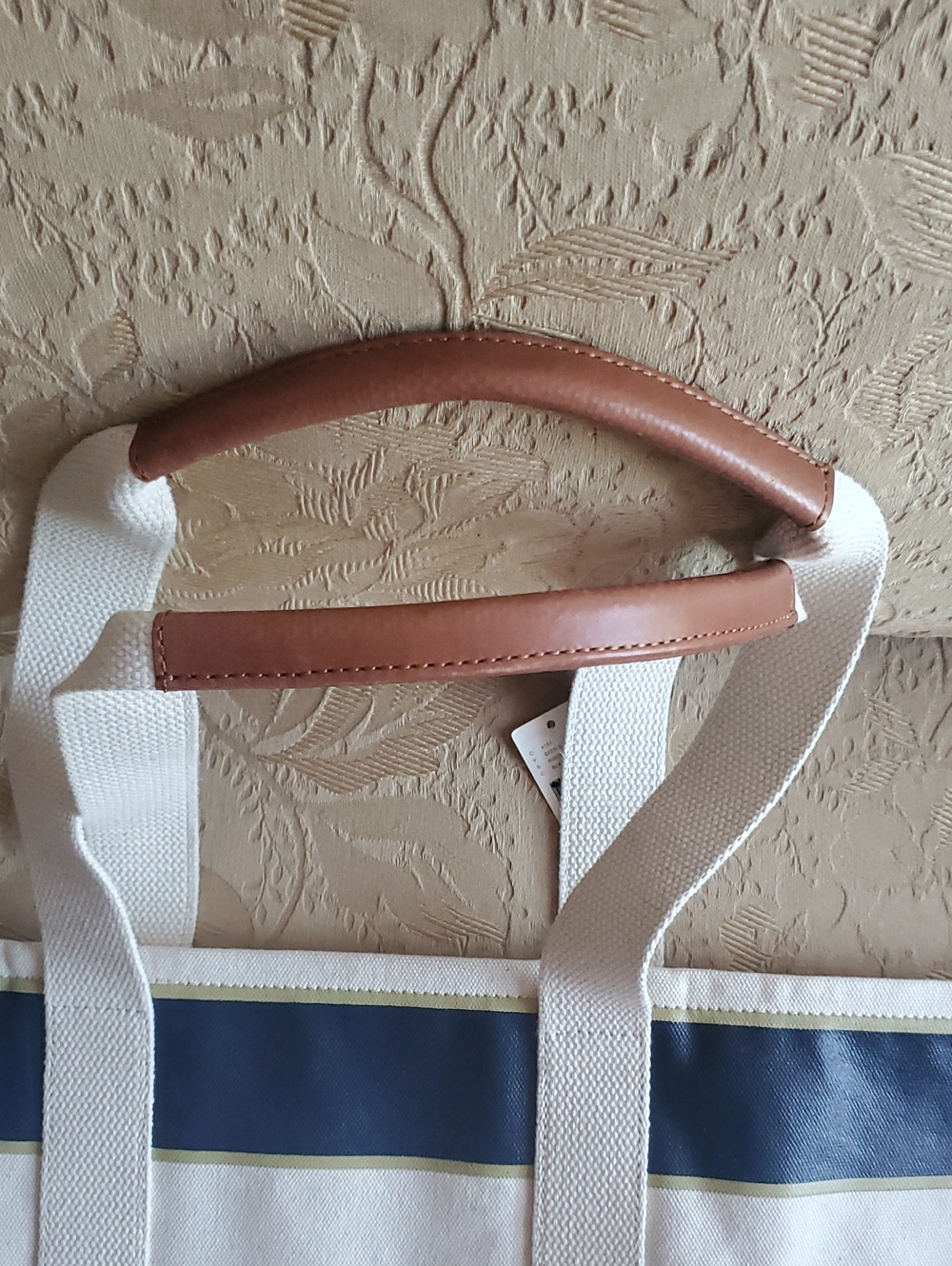Anthropologie Maeve Striped Canvas Tote - Picture 11 of 16